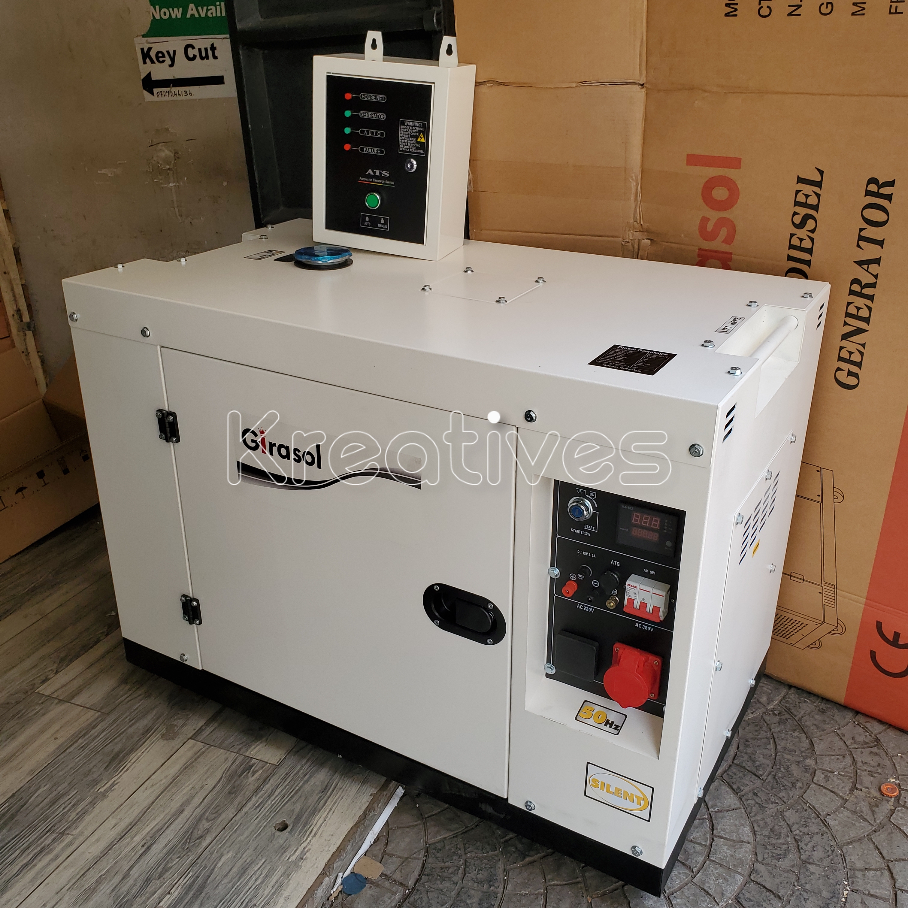 Girasol 14.5kva Diesel Silent Generator + ATS