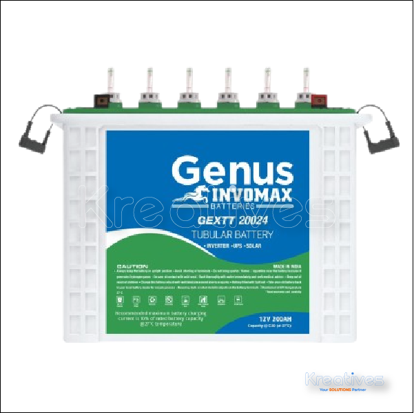 Genus 200Ah Tall Tubular Rechargeable Battery